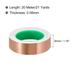 Copper Foil Tape 1.18 Inch x 21 Yards 0.08 Thick Double Sided for Electronics - Copper Tone