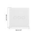 Touch Light Switch 3 Gang 1 Way Tempered Glass Panel White with LED Backlight