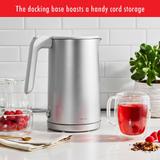 ZWILLING Enfinigy Cool Touch 1.5-Liter Electric Kettle, Cordless Tea Kettle & Hot Water