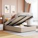 Full Size Upholstered Platform Bed with Hydraulic Storage