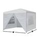 10x10 Canopy Party Tent - Perfect for Outdoor Weddings Events and Christmas Celebrations