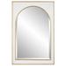 Uttermost Crisanta Gloss White Arch Mirror 09916