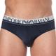 Emporio Armani Essential Microfiber Briefs - Navy XL