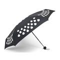 Compact Colour Change Umbrella | Rainbow Colourful When Wet, White Dry Outdoor Accessories Windproof Folding