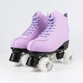 Classic Quad Boot Roller Skates Lavender Purple 80S Roller Skates