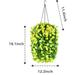 Primrue Hanging Baskets w/ Artificial Flowers Silk in Yellow | 28.5 H x 12 W x 12 D in | Wayfair EAC2A33F7BF1487B81F8CB8DA884CEBD