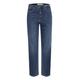 ICHI IHTWIGGY Raven Damen Jeans Denim Hose mit Stretch gerader Schnitt Crop Länge, Größe:29, Farbe:Medium Blue (19037)