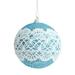 Pencil Ornament Christmas Tree Lace Foam Christmas Ball Dip Powder Ball Hanging Ornament 8cm Charm Ball Christmas Decorations Small Chandelier Beads