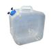 Honrane 5L/8L/10L/15L/18L/20L Water Bag High Capacity Leak-proof Food Grade PE Self Driving Camping Folding Water Bag Outdoor Supplies