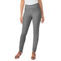 Plus Size Women's Stretch Denim Skinny Jegging by Jessica London in Grey Denim (Size 12 W) Stretch Pants