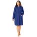 Plus Size Women's Thermal Robe by Woman Within in Ultra Blue (Size 1X)