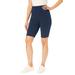 Plus Size Women's Pocket Bike Short by Woman Within in Navy (Size 6X)