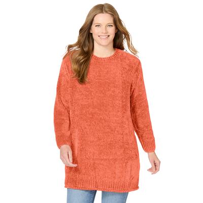 Plus Size Women's Chenille Crewneck Sweater by Wom...