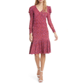 Diane von Furstenberg Alyssa Puff Long Sleeve Dress Size M