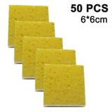 50 Pieces Compressed Facial Sponges Cellulose Facial Sponges with Container Facial Sponges Reusable Bigger / Thicker Face Deep Cleansing and Soft Exfoliating Spa Pads
