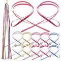Micro ring hair extensions 6pcs Hair Rope String Girls Colored Hair Braiding Ropes Kids Hair Styling Tools