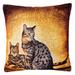 STP Goods Egyptian Cats Tapestry Throw Pillow