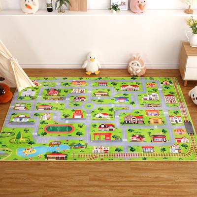 Whizmax Non Slip Kids Rug Classroom Rugs Game Play Area Rug Road and Traffic Carpet Super Soft Thick Game Play Area Rug