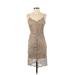 Jump Cocktail Dress - High/Low: Gold Dresses - Women's Size 1