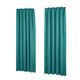 Deconovo Bedroom Curtains Blackout Pencil Pleat Blackout Curtains Thermal Insulated Curtains for Living Room Turquoise W55 x L69 Inch 2 Panels