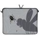 Digittrade LS146-17 Spiderweb Disigner Laptopschutzhülle Notebooktasche 17,3 Zoll (43,9 cm) Notebook Sleeve Case Tablet Tasche Spinnennetz Halloween grau