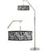 Tempo Giclee Shade Arc Floor Lamp