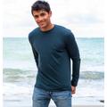 Rapanui Men's Long Sleeve T-shirt Size: XL Athletic Grey Certified Organic Cotton Long Sleeve T Shirt