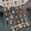 Autocollant de décoration d'ongles en relief doux 5D autocollant de manucure chiot mignon chien