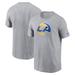 Men's Nike Gray Los Angeles Rams Logo Essential T-Shirt