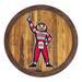 Brown Ohio State Buckeyes Mascot Faux Barrel Top Sign