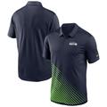 Men's Nike College Navy Seattle Seahawks Vapor Performance Polo