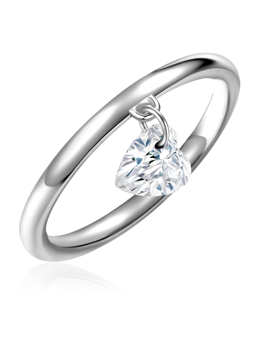 Glanzstücke München Silberring Damen silber, 58 Image