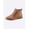 Stiefelette ANDREA CONTI, Damen, Gr. 39, braun (cognac), Leder, Glattleder, Rindsleder, sportlich, Schuhe
