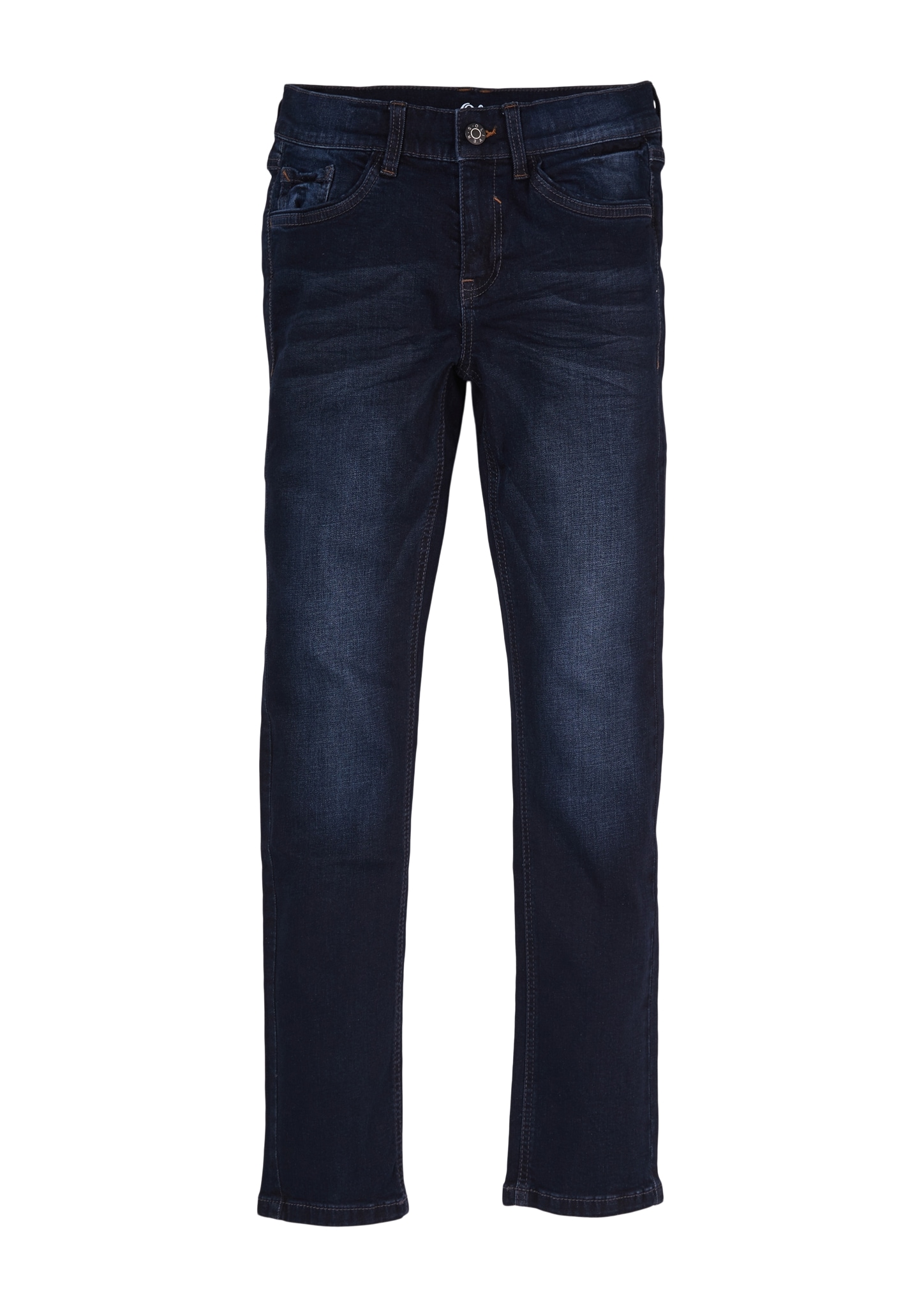 Skinny-fit-Jeans S.OLIVER JUNIOR, Jungen, Gr. 158, N-Gr, blau, Denim/Jeans, Obermaterial: 98% Baumwolle, 2% Elasthan, skinny fit, Jeans