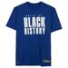 Detroit Pistons Team-Issued Blue Black History Month Short Sleeve Shirt from the 2022-23 NBA Season