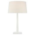 Visual Comfort Signature Strie Fluted Column Table Lamp - CHA 8707WHT-L