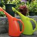 Xyer Watering Can Large Capacity Long Spout Dual Use Gardening Flower Watering Spray for Garden Orange 2L shower