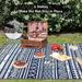 YouLoveIt 9 x12 Outdoor Rug Modern Area Rug Large Floor Mat Camping Rug Mat for Patios Carpet Outdoor Camping Trailer Beach Rugs Large Plastic Straw Rug