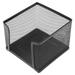 Note Box Desk Organizer Office Business Metal Mesh Sticky Note Box Desk Shelf Card Holder Case Stand Organizer Desk Stand Decoration