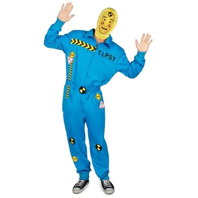 Men's Crash Test Dummy Costume