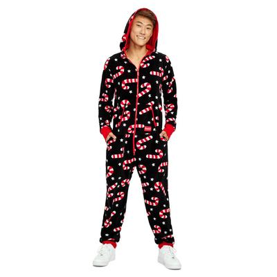 Men's Candy Cane Lane Jumpsuit