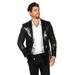 Men's Black Sequin Blazer