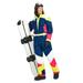 Men's Neon Knockout Ski Suit