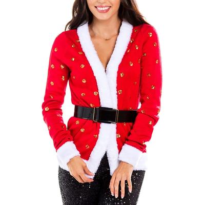 Women's Mrs. Claus Cardigan Sweater