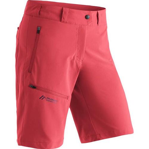 MAIER SPORTS Damen Bermuda Latit, Größe 48 in Rot