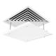 Height Adjustable Square Air Conditioning Vent Cover Prevent The Cold Air from Blowing Straight, Air Vent Deflector for Office Ceiling AC Vents (Size : 30x30cm)