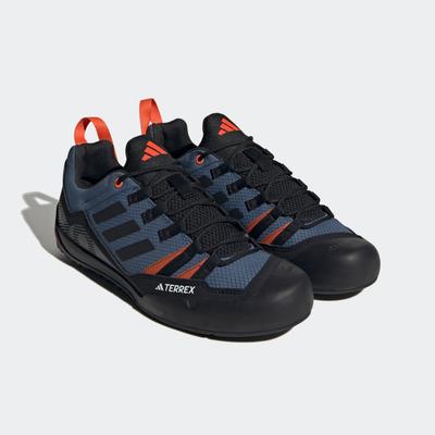 Wanderschuh ADIDAS TERREX "TERREX SWIFT SOLO 2.0", Gr. 42, bunt (wonder steel, core schwarz, semi impact orange), Textil