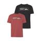 T-Shirt QUIKSILVER "SQUARE BIZ PACK FLX YM" Gr. XS, schwarz (schwarz, rot) Herren Shirts T-Shirts