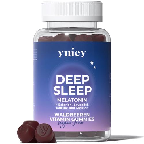 yuicy® Deep Sleep – Melatonin Einschlaf-Gummies 60 St Fruchtgummi