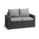 2-Sitzer-Sofa california Graphit - Keter